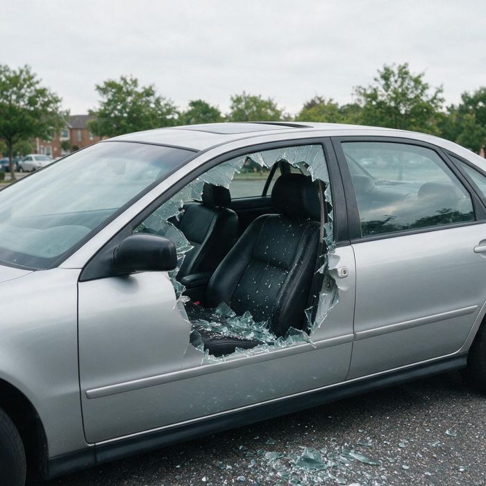 Car Break-In? What to Do About a Broken Side Window